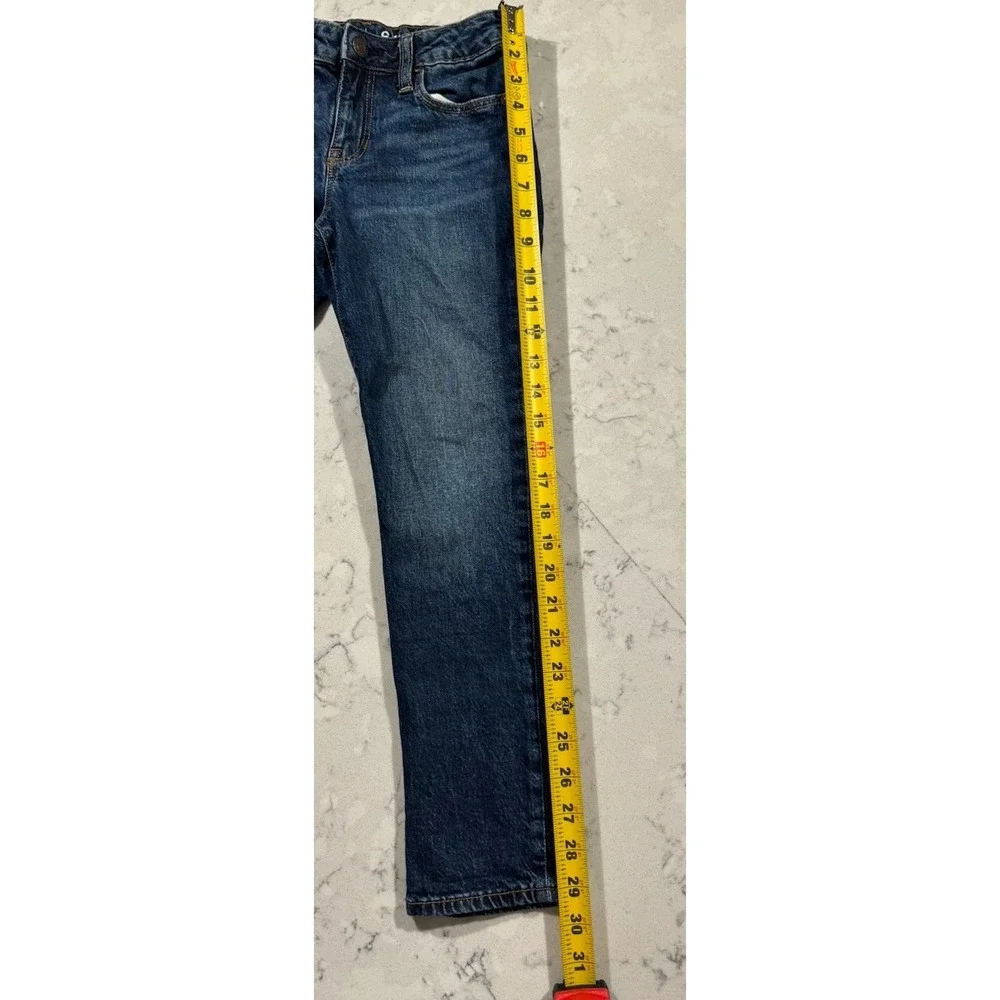 GAP Kids Jeans Girls 8 Blue Medium Wash Cotton Stretch Comfort Casual Everyday